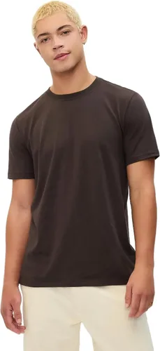 Vista 32 de Camiseta de cuello redondo Gap para hombre, mangas cortas, estilo casual Negro
