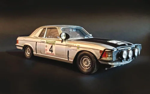 Vista 5 de Italeri 3632S 1:24 Mercedes 450 SLC Rally d Bandama'79, Edificio de modelos independientes, manualidades, afición, pegado, kit de plástico, detallado