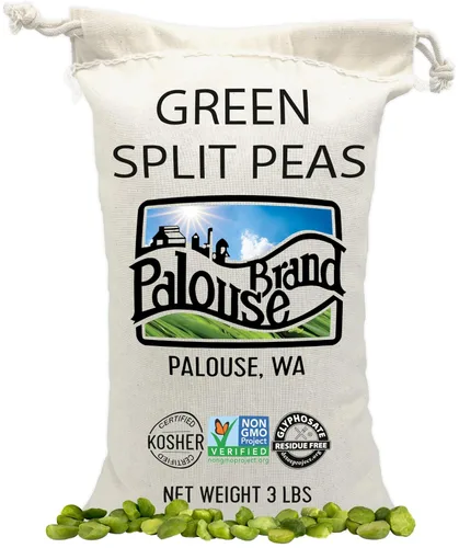 Vista 9 de Palouse Brand Guisantes verdes certificados sin residuos de glifosato 1 libra Sin OMG Kosher