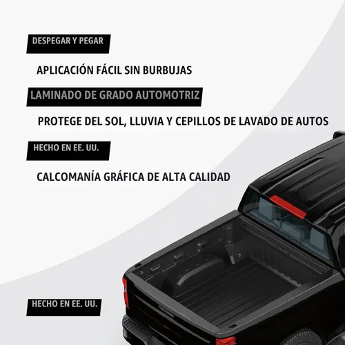 Vista 3 de STX Calcomanías negras para camiones compatibles F150 (2015 - 2020)