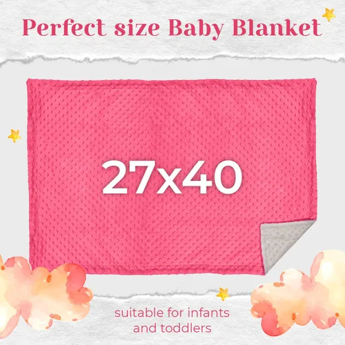 Vista 2 de berry bebe Manta de bebé personalizada para niña, recién nacido con monograma personalizado, manta con nombre personalizado, artículos esenciales