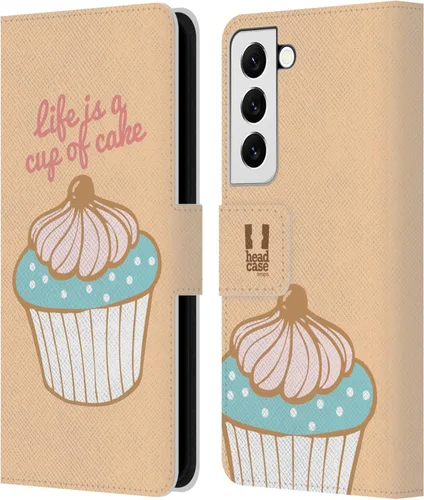 Vista 200 de Head Case Designs Assortment Cupcakes Happiness Leather Wallet Case Compatible with Samsung Galaxy A07 4G Surtido