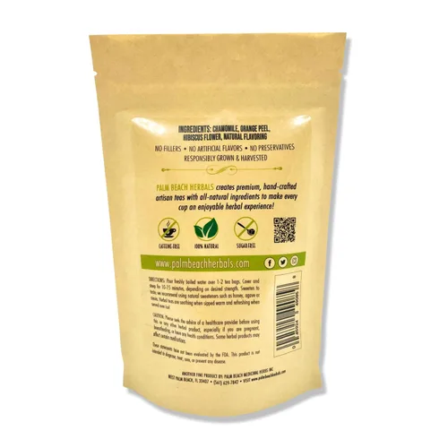 Vista 2 de Palm Beach Medicinal Herbs - Té de hierbas de manzanilla cítrica, 30