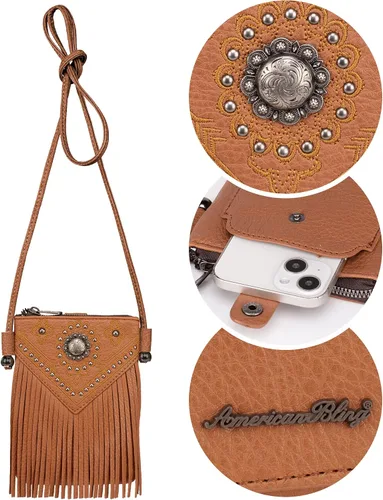 Vista 5 de Montana West Small Crossbody Bags for Women Western Cell Phone Purse