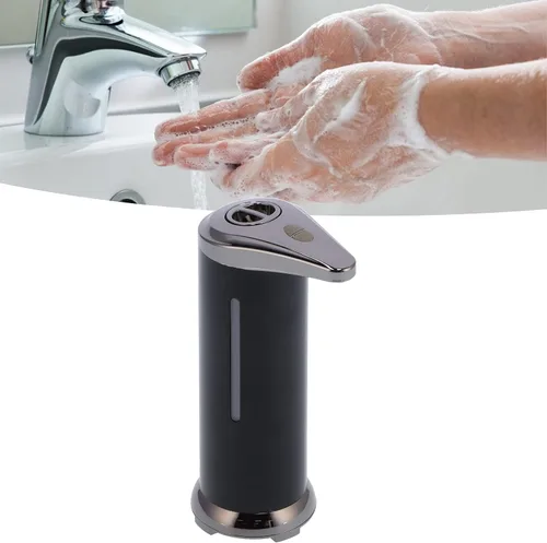 Vista 2 de Zerodis Dispensador automático de jabón líquido de 8.5 fl oz, sensor infrarrojo sin contacto, dispensador automático de jabón líquido manos libres