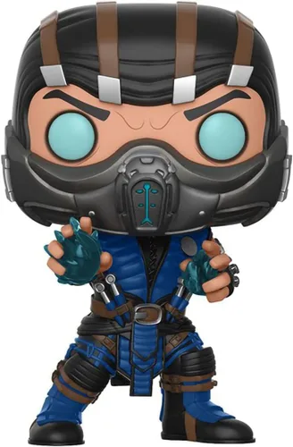 Vista 3 de Funko Sub-Zero (Edición Chase): Mortal Kombat x POP! Games Figura de vinilo y 1 paquete de protector gráfico de plástico PET [# 251 / 21686 - B]