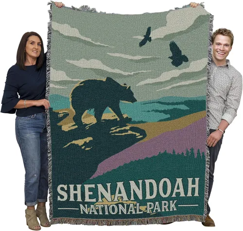 Vista 43 de Pure Country Weavers Manta del Parque Nacional Acadia, manta de tapiz de algodón para regalo, fabricada en los Estados Unidos, 72 x 54 pulgadas