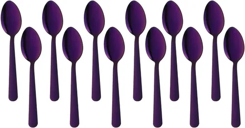 Vista 9 de Juego de 12 cucharas de café Demitasse de acero inoxidable, mini cuchara de 4.5 pulgadas, pequeñas cucharas de espresso para café, azúcar, postre
