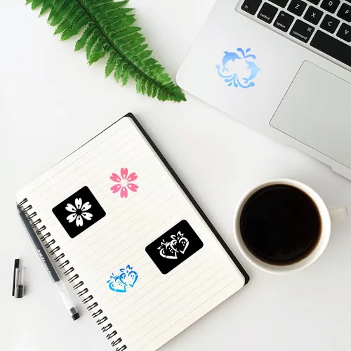Vista 9 de Plantillas temporales de tatuaje para mujeres, niñas y niños, más de 410 piezas, kit de plantillas de tatuaje de henna, plantillas temporales
