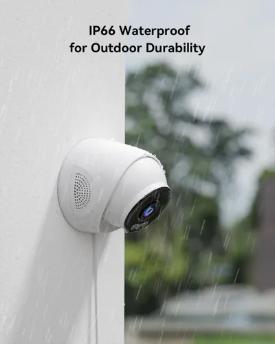 Vista 6 de Sistema de cámara de seguridad inalámbrica con monitor de 10 pulgadas, 2 cámaras WiFi domo de 3 MP para exteriores, NVR de vigilancia de 10 canales