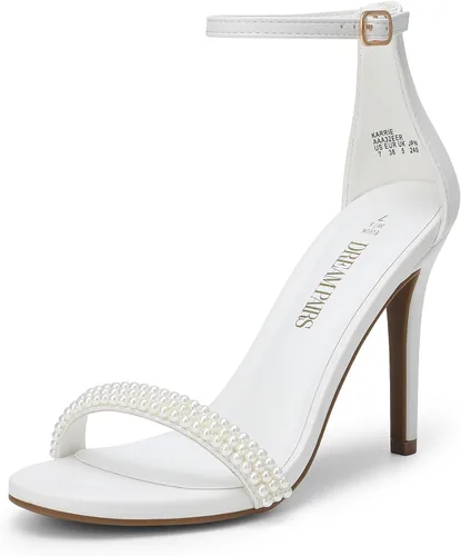 Vista 14 de DREAM PAIRS Sandalias de tacón alto para mujer Negro/Gamuza