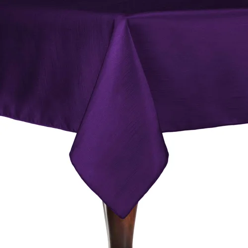 Vista 35 de Ultimate Textile - Paquete de 2 manteles rectangulares reversibles de satén Shantung - Majestic - Mantel rectangular de 60 x 108 pulgadas