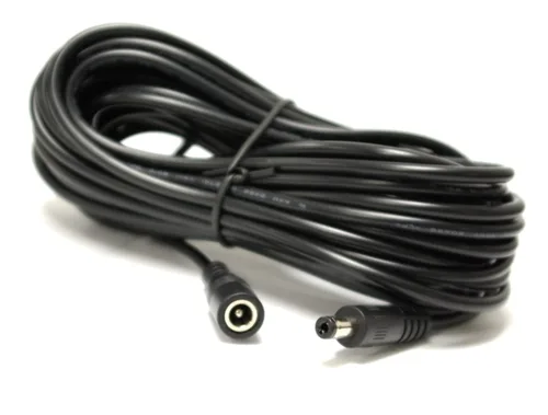 Vista 9 de [20AWG] 10ft DC Power Extension Cable Cord for 12V AC DC Power Supply Adapter, CCTV Security Camera, DVR, NVR, LED Light Strips, 12V Home Appliances