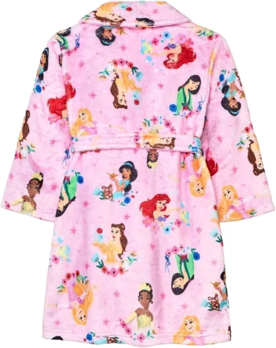Vista 2 de Disney Albornoz de felpa con capucha de princesa para niñas