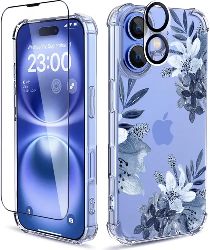 Vista 80 de Funda para iPhone 13 y iPhone 14 (6.1 pulgadas), funda protectora delgada de poliuretano termoplástico suave a prueba de golpes, bonito