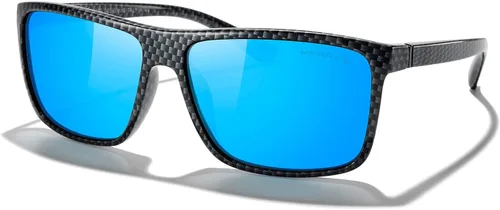 Vista 2 de MERRY'S - Gafas de sol deportivas rectangulares, lentes polarizados con protección UV400, para hombres y mujeres, gafas para ciclismo, conducción