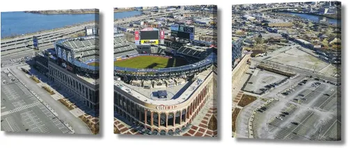 Vista 60 de TUMOVO Arte de pared en lienzo para estadio deportivo, arte de pared de campo Wrigley en Chicago, pinturas de Chicago, impresiones sobre lienzo