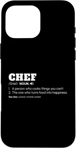 Vista 19 de Chef Definition Cook Pastry Chef Culinary Cooking Funny Gift Case for iPhone 16