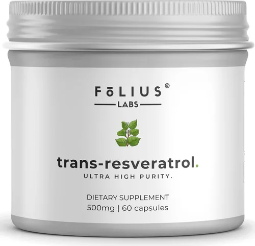 Vista 10 de FOLIUS LABS Cápsulas de resveratrol de ultra alta pureza - 99% Trans-Resveratrol - Extracto de Knotweed japonés - Apoya la inmunidad, apoya