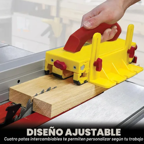 Vista 2 de Milescraft 3406 GrabberPRO - Bloque de empuje para sierras de mesa, mesas de router, sierras de banda y cepilladoras