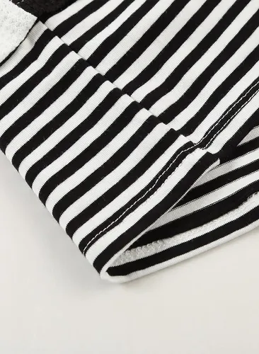 Vista 9 de Dokotoo suéter informal de punto para mujer con cuello redondo manga larga y bloques