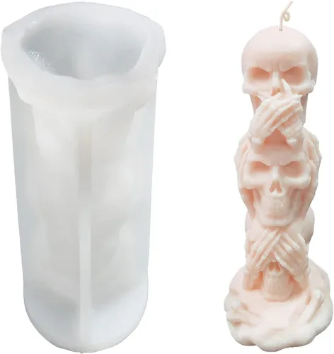 Vista 10 de Moldes de silicona para velas de ángel rosa, molde de fundición de resina para hacer velas de bricolaje, yeso de arcilla polimérica