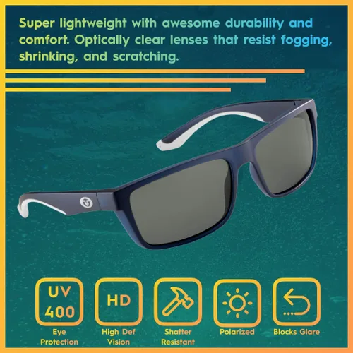 Vista 2 de Flying Fisherman 7879BSB Streamer - Gafas de sol polarizadas