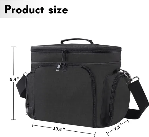 Vista 3 de Funda portátil para Nintendo Switch, bolsa de almacenamiento grande compatible con Nintendo SwitchSwitch OLEDSwitch Lite, funda rígida de forro