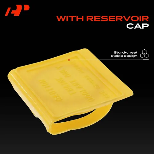 Vista 5 de A-Premium Tanque de depósito de recuperación de desbordamiento de refrigerante del motor [W/tapa y tubería] Compatible con Dodge Caravan Grand