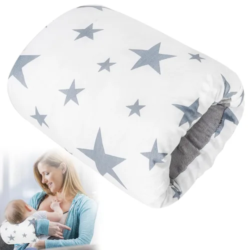 Vista 9 de Almohada de Brazo para Alimentación de Bebé, Almohada de Brazo de Algodón Suave para Lactancia de Recién Nacido, Almohada de Lactancia para Mayor
