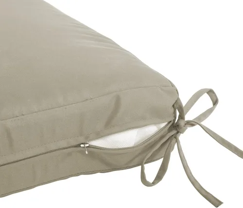 Vista 5 de QILLOWAY Juego de cojines para sillas de exterior con cuerdas, cojines de repuesto para muebles de patio (beige)