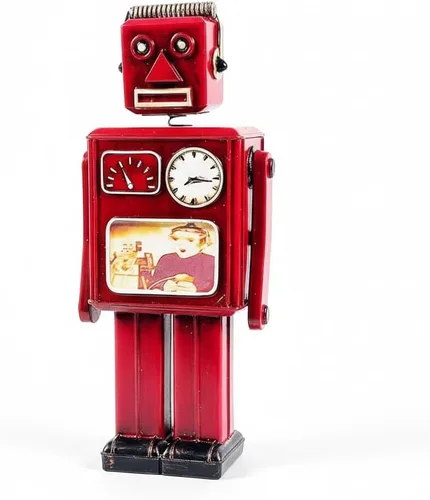 Vista 12 de Urbalabs - Alcancía de dinero vintage, TV, cámara, robot, estilo retro, alcancía para niños y adultos, banco grande de monedas, escritorio