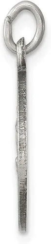 Vista 2 de Colgante de plata de ley 925 con medalla Our Lady of Fatima L- 0787in W- 0591in joyería fina para mujer Metal