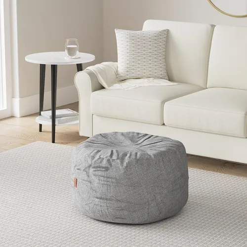 Vista 2 de CordaRoy, Silla convertible que se pliega de puf a cama, como se mostró en Shark Tank Carbón