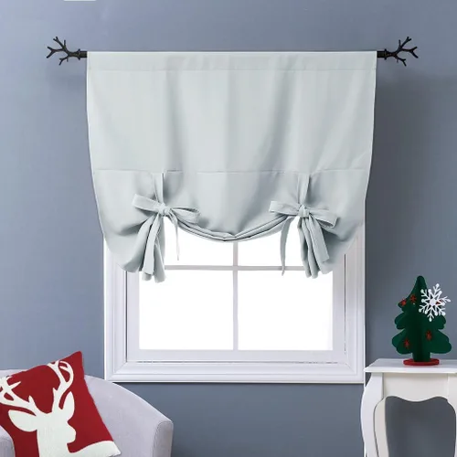 Vista 43 de NICETOWN Cortina Opaca con Aislamiento Térmico – Persiana Enrollable para Ventana de Bebé para Dormitorio/Acción de Gracias