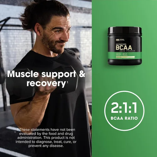 Vista 8 de Optimum Nutrition - BCAA en polvo instantáneo, 5000 mg, 12.16 onzas