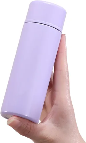 Vista 10 de Botella de agua pequeña de 4 onzas con aislamiento al vacío para mujer Verde