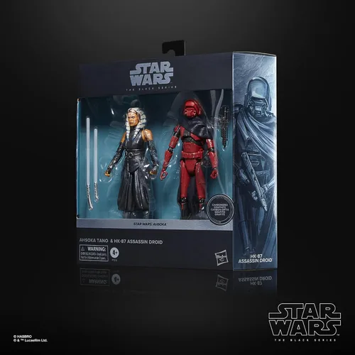 Vista 15 de STAR WARS The Black Series Ahsoka Tano & HK-87 Assassin Droid, Ahsoka - Figuras de acción de 6 pulgadas, paquete de 2, a partir de 4 años