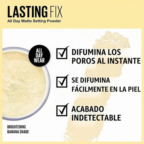Vista 2 de Maybelline Polvo de plátano suelto para la cara, sombra 10, 1 unidad