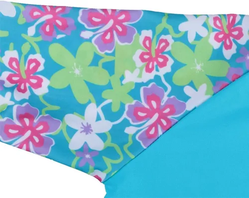 Vista 4 de TFJH E Traje de baño para niñas UPF 50+ UV traje de baño de dos piezas Sunsuit 2-6 años