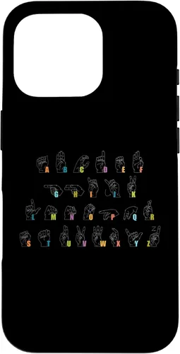 Vista 20 de Sign Language Alphabet Design Case for iPhone 17