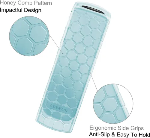Vista 4 de CaseBot - Funda de silicona para control remoto Roku Voice RCA1R/RCAL7R, Express HD/4K+ Ultra LT Enhanced Voice, Express 3930, Premiere+ 3921