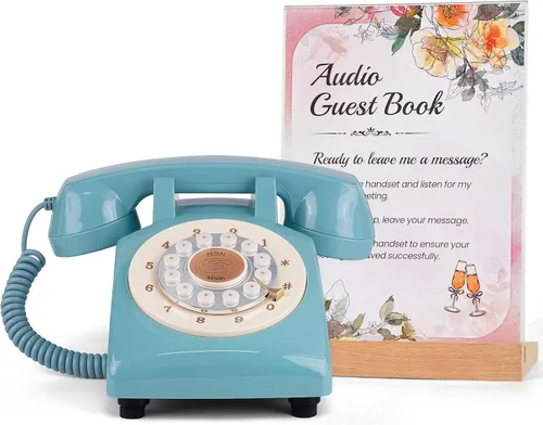 Vista 8 de RetroVox Libro de invitados de audio, libro de invitados de boda, libro de mensajes de audio, estilo vintage para recepción de boda, despedida