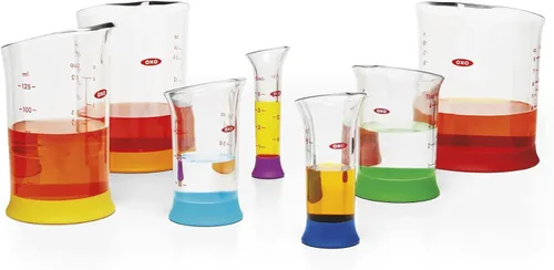 Vista 4 de OXO Good Grips - Juego de vasos medidores, 7 piezas, multicolor