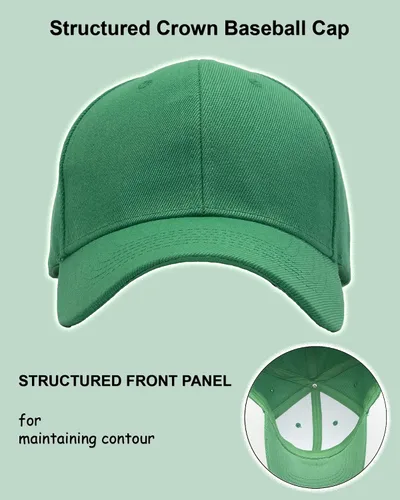 Vista 3 de Utmost Gorra de béisbol estructurada con cierre ajustable, sombrero de rendimiento para actividades al aire libre y bordado personalizado
