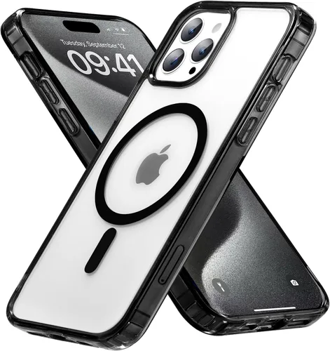 Vista 58 de Funda magnética diseñada para iPhone 11, [probada contra caídas de grado militar] [compatible con MagSafe] Funda protectora delgada translúcida mate