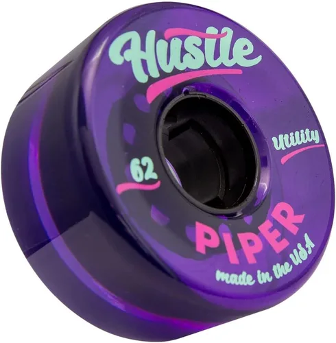 Vista 4 de Piper Hustle - Ruedas para patines cuádruples para interiores y exteriores