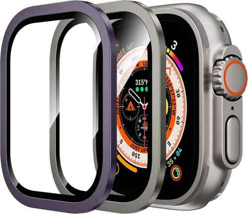 Vista 11 de WSKEN Protector de pantalla ligero para Apple Watch Ultra 3/Ultra 2/Ultra
