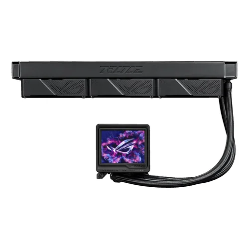 Vista 28 de ASUS ROG RYUJIN III 360 ARGB EXTREME enfriador líquido de CPU AIO todo en uno, AMD Ryzen 9000 e Intel® Core™ Ultra Ready, bomba Asetek Gen8 V2