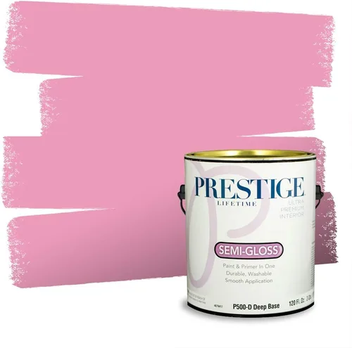 Vista 158 de Prestige Paints Pintura exterior e imprimación en uno, 1 galón, plano, coincidencia comparable de Valspar* Amber Rose*